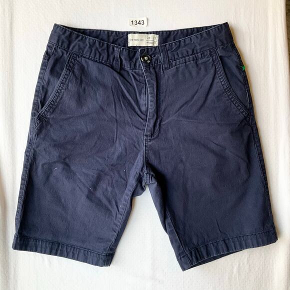 Cotton On Women’s Casual Khaki Shorts size 28. Blue - Picture 1 of 12